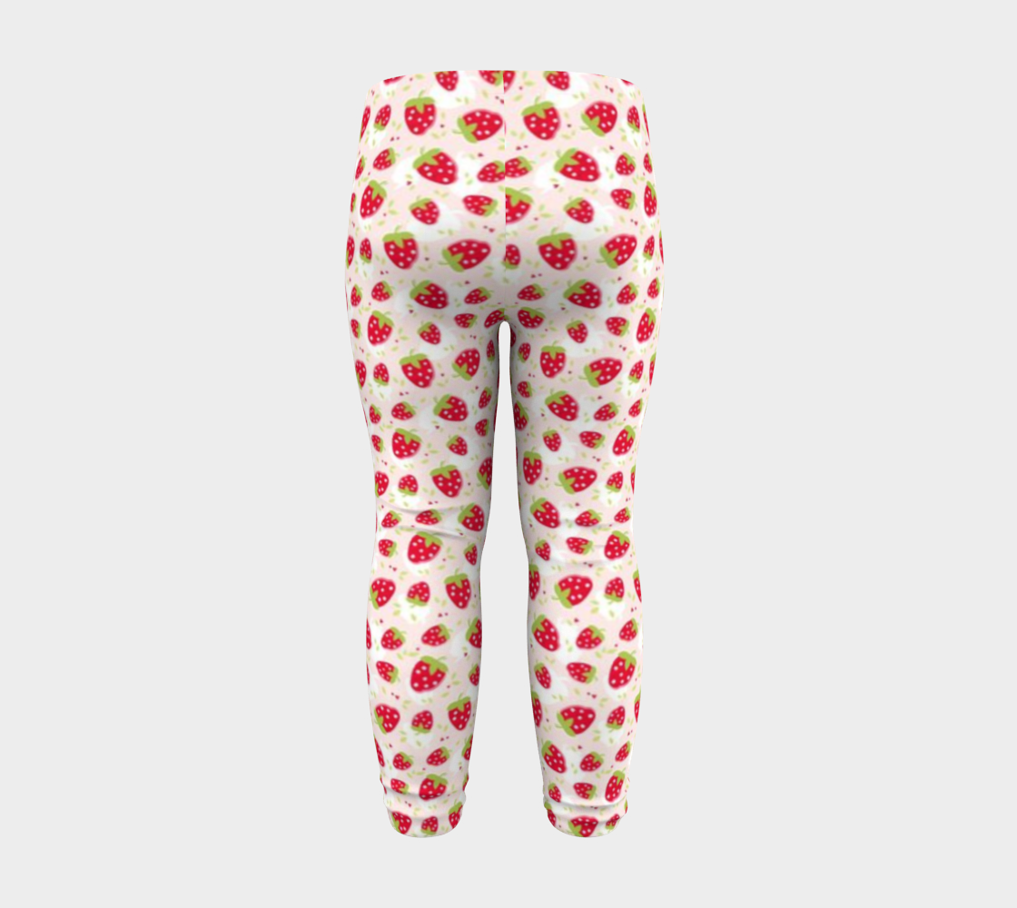 Strawberry Shortcake. Strawberry Toddler Leggings.