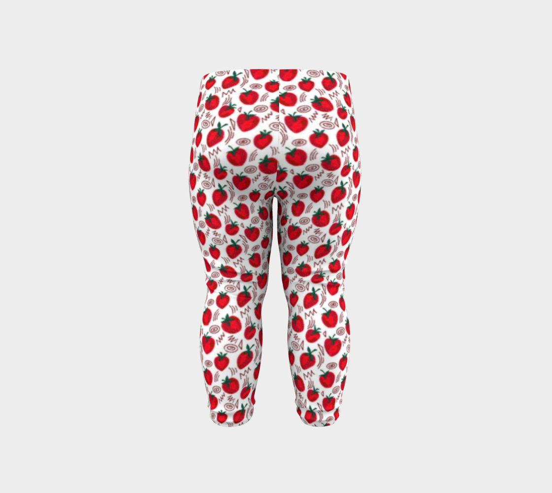 Strawberry Shortcake. Strawberry Toddler Leggings.