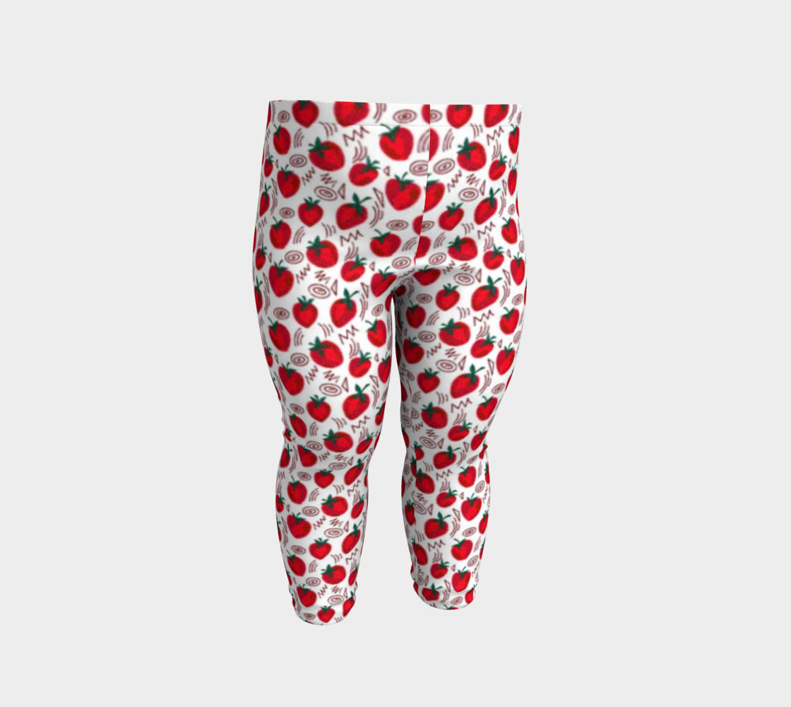 Strawberry Shortcake. Strawberry Toddler Leggings.