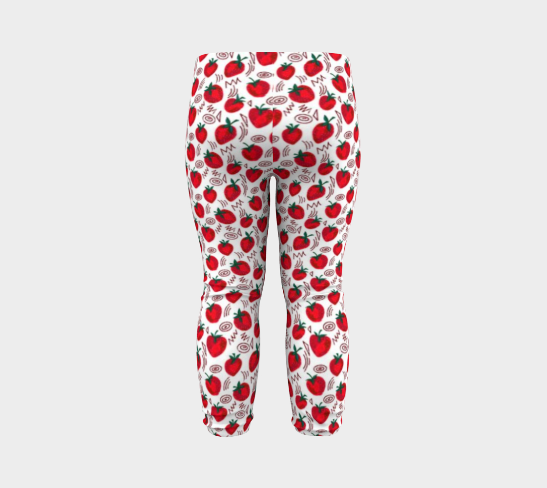 Strawberry Shortcake. Strawberry Toddler Leggings.