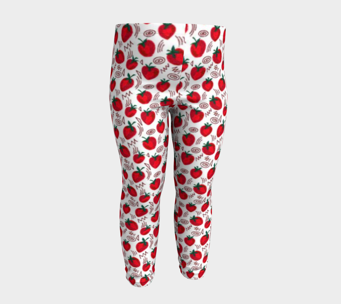 Strawberry Shortcake. Strawberry Toddler Leggings.