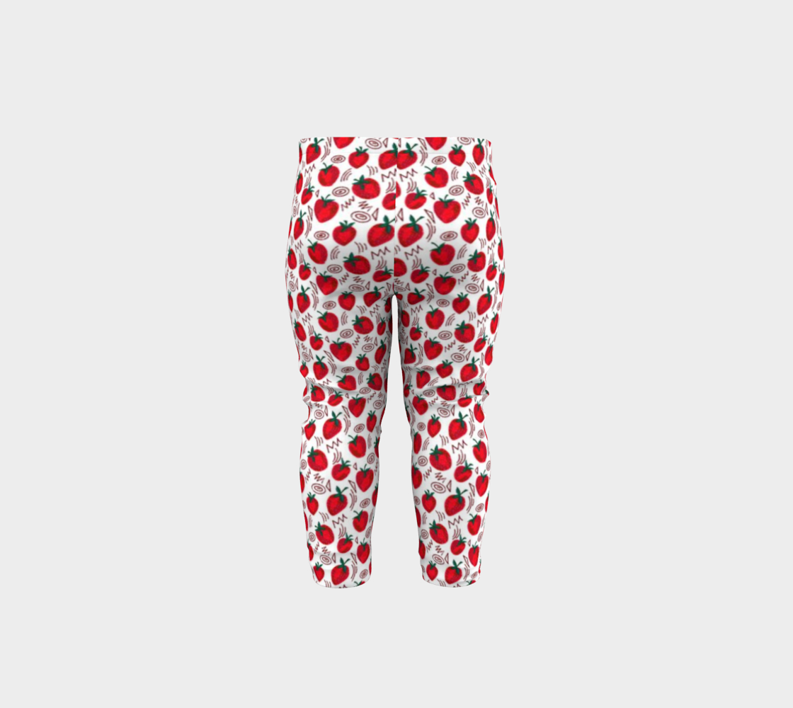 Strawberry Shortcake. Strawberry Toddler Leggings.